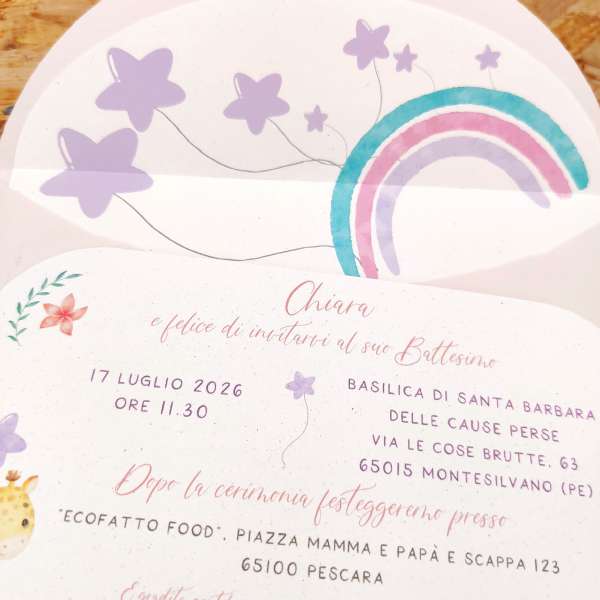 inviti battesimo bimba